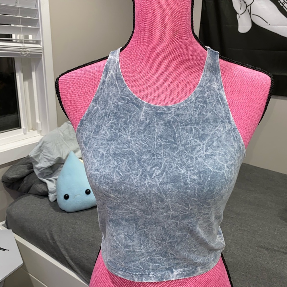 Acid wash tank crop top